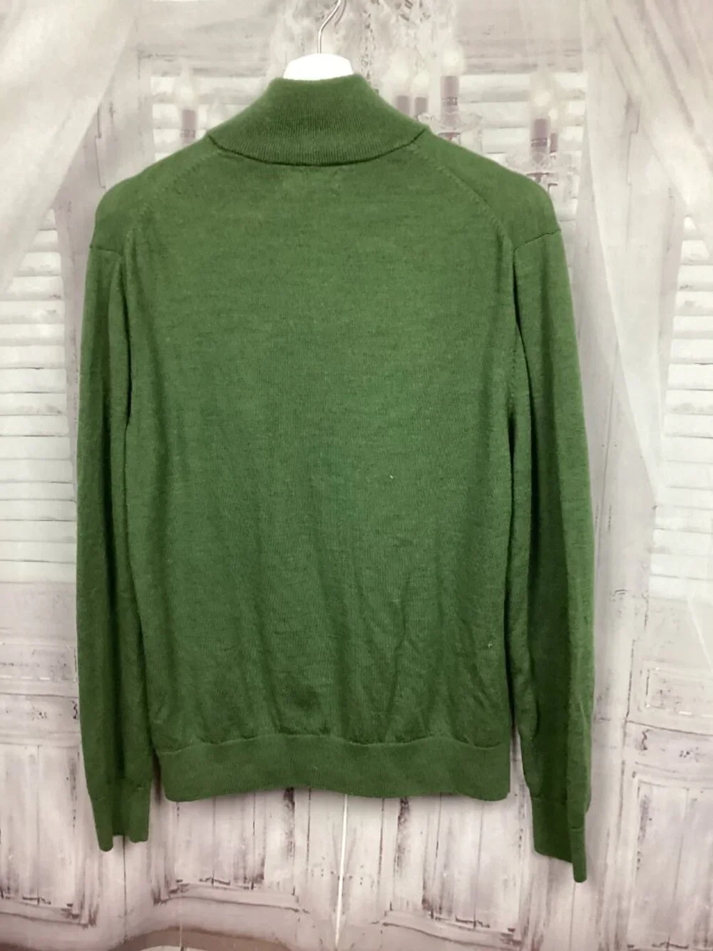 Banana Republic Merino Wool Green Sweater L